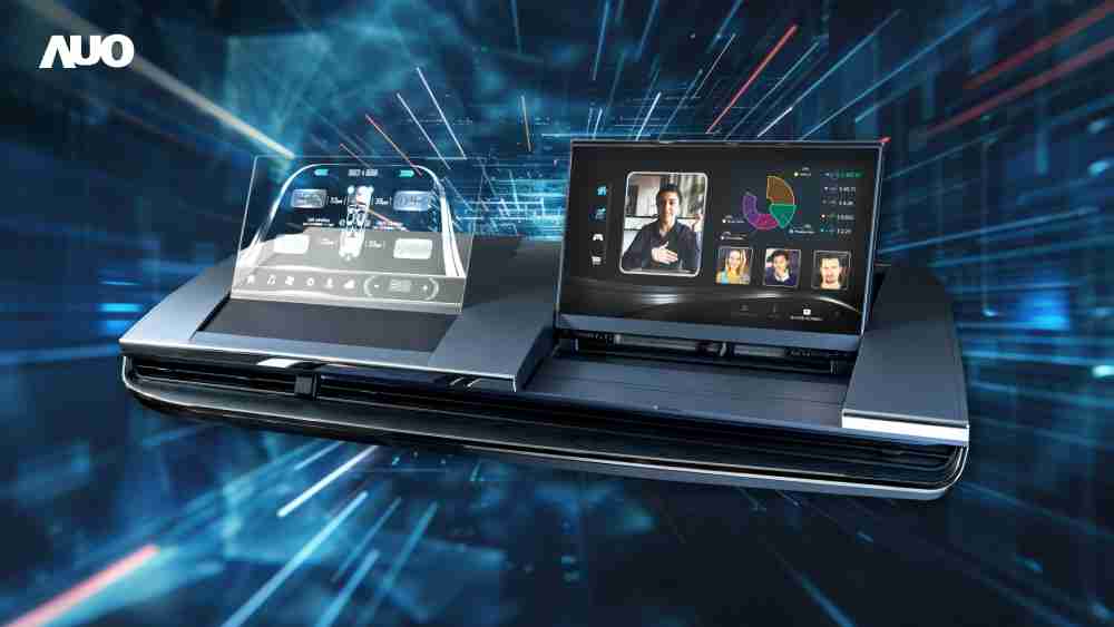 赏金国际Micro LED Display HMI解决方案打造透明Micro LED前座仪表，，，，呈现信息并保留驾驶视野开阔；亦为副驾驶座乘客打造收放自如的Micro LED屏幕，，，，在不影响显示质量的前提于显示区内建镜头，，，，让用户能与视讯对象直接眼神接触，，，，提供绝佳的双向沟通体验