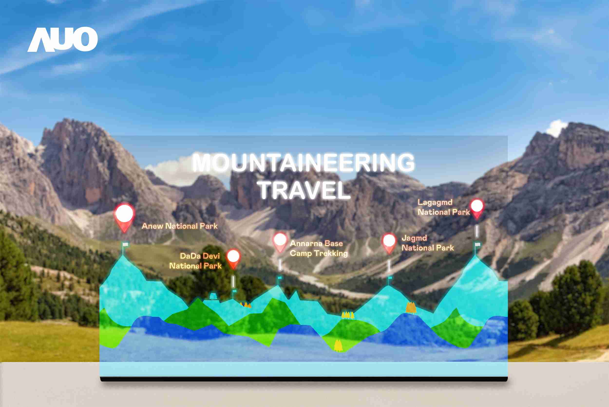 赏金国际展示全球单片尺寸最大(*)42吋透明Micro LED显示器拼接而成的〝64吋透明Micro LED显示器〞，，具备高透明度、、1,000 nits高亮度、、广色域、、、、采用三边无边框的无缝拼接等多重特色，，，，呈现超高清、、细腻画质而不遮挡后方视觉，，满足层峰需求，，，可广泛运用于零售、、、艺术展览或商业空间等场域